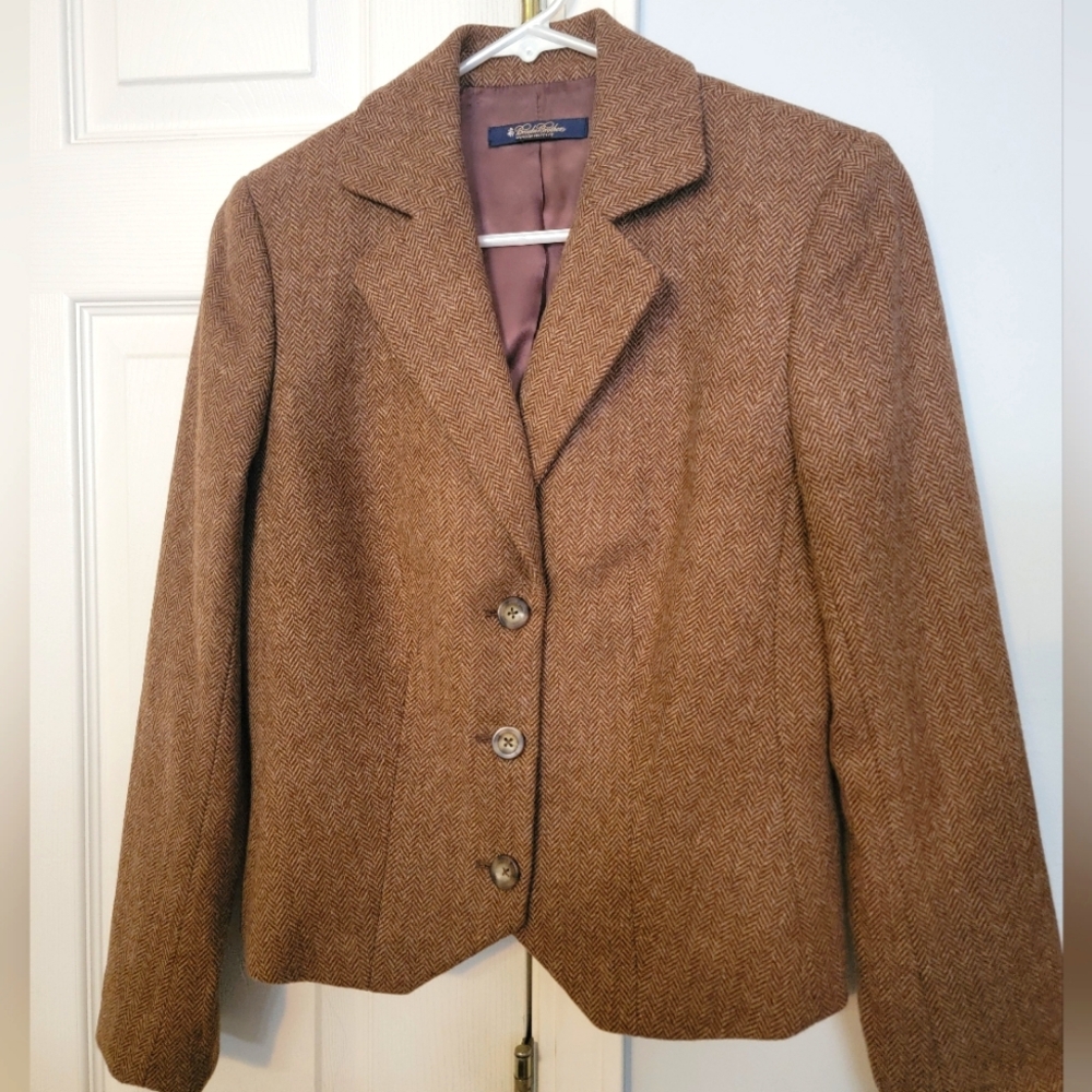 Brooks Brothers Women's Small Wool Blazer Coat